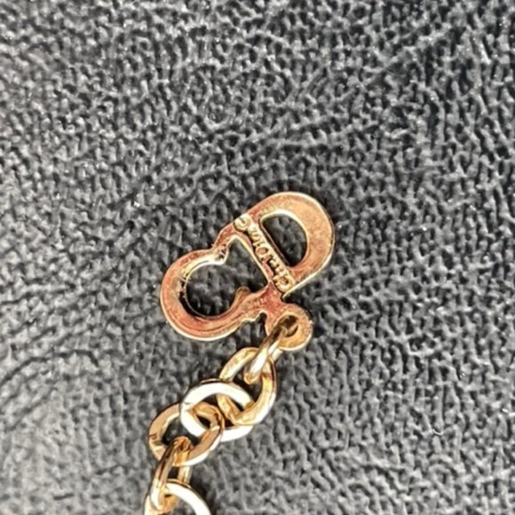 Vintage Rare find Christian Dior necklace w/Clear Rhinestones flowers - Picture 11 of 11